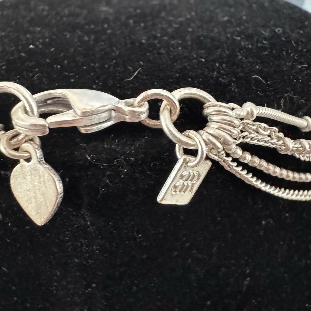 NWOT Vibtage Banana Republic Six Strand Silver Tone Necklace - Picture 3 of 6